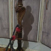 قلیان ۲عدد برنجی و چوبی