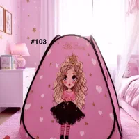 چادر بازی کودک دخترک مو فرفری کد ۱۰۳