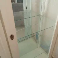 بوفه چوبی کارکرده|بوفه، ویترین، کنسول|میانه, |دیوار