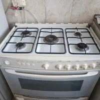 فر گاز 5 شعله بدون شیشه