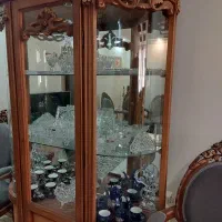 بوفه چوب گردو منبت دست ارزشمند