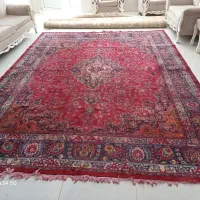 فرش دستبافت قدیمی  ۱۰ متری  کارکرده