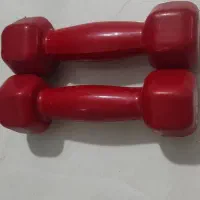 دمبل روکش دار قرمز آهنی 3 کیلویی|تجهیزات ورزشی|پرند, فاز ۴|دیوار