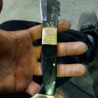 چاقو دسته برنجی استیل