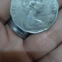 سکه ۵۰ سنت ملکه الیزابت دوم