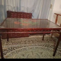 میز تک،فلزی، بدون  خط و خش .با شیشه و یا بدون شبشه
