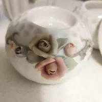 مجموعه سرامیک گل برجسته|صنایع دستی و سایر لوازم تزئینی|تهران, صادقیه|دیوار