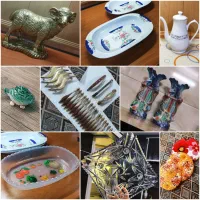 دکور قدیمی قاشق کلمن استکان سینی قوری چاقومبل عسلی|کلکسیون اشیاء عتیقه|قم, حنیف نژاد|دیوار