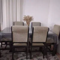 میز نهار خوری شش نفره|میز و صندلی غذاخوری|آشخانه, |دیوار