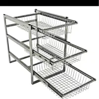 سطل آشغال و سوپری و نظم دهنده کابینت کشویی