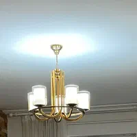 ست لوستر برنزی