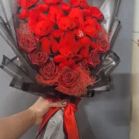 دسته گل عروسکی ولنتاین