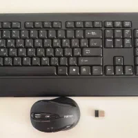 موس و کیبورد سایلنت بی سیم Hatron