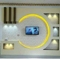 گچکاری گچبری طرح کناف ولکه گیری|خدمات پیشه و مهارت|بندر ماهشهر, |دیوار