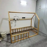 تخت کودک چوبی