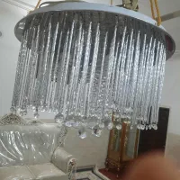 دو عدد لوستر کریستالی|لوستر و چراغ آویز|یزد, |دیوار