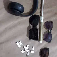 عینک ومونوپادو فلش وهدفون وچراغ شارژی|لوازم جانبی موبایل و تبلت|لاهیجان, یوسف آباد|دیوار