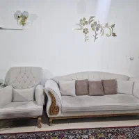 مبل راحتی 7نفره شرکتی بدونه هیچ آسیبی|مبلمان خانگی و میز عسلی|کرمانشاه, |دیوار