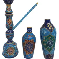 میل سنتی تنبک قلیان گلدان چوبی دکوری نقاشی تذهیب|صنایع دستی و سایر لوازم تزئینی|تهران, خانی آباد نو شمالی|دیوار