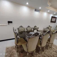 مبلمان۷نفره همراه غذا خوری ۸نفره چوب راش