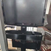 ال جی 42 اینچ کمکار تمیز و میز شیشه ای درحدنو