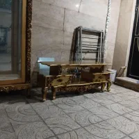 ست بوفه ساعت ایستاده و میز تلویزیون|بوفه، ویترین، کنسول|صباشهر, |دیوار