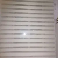 پرده زبرا کرم عرض160، ارتفاع 190