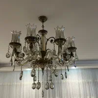 دوعدد لوستر|لوستر و چراغ آویز|اردبیل, |دیوار