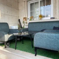 مبل پنج نفره|مبلمان خانگی و میز عسلی|رشت, یخسازی|دیوار