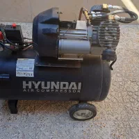 پمپ باد۸۰لیتری دوسیلندر هیوندای|ابزارآلات|اشنویه, |دیوار