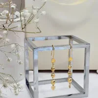 گوشواره نقره مدل البرنادو طلا
