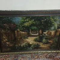 تابلو فرش دستباف کوچه باغ اردکان