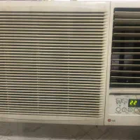 کولر پنجره ای ال جی کنترل دار در حد نو تازه سرویس