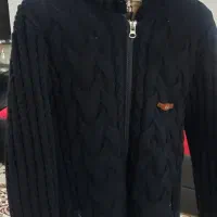 پلیور بافت کلاهدار پسرانه
