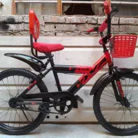 دوچرخه سیاه قرمز ویوا سایز ۲۰ در حد نو