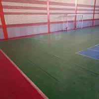 کار در سالن ورزشی فوتسال