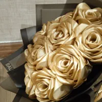 دسته گل طلایی ده شاخه|گل مصنوعی|تهران, شهران جنوبی|دیوار
