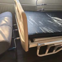 فروش تخت ۳ شکن دستی و تشک فوم ۴ شکن