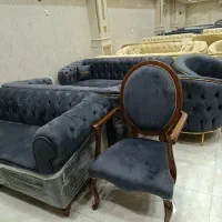 آف مبل ۷ نفره چستر فرانسوی 38 تومان|حراج|مسجد سلیمان, |دیوار