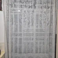 پرده تور گیپور ۴متر طول در ۳متر ارتفاع در زرقان