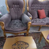 فروش مبل سلطنتی ۹ نفره|مبلمان خانگی و میز عسلی|شیروان (خراسان), |دیوار