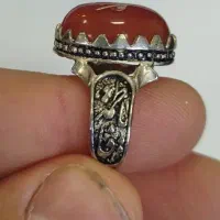 انگشتر عقیق اصل رکاب دست ساز