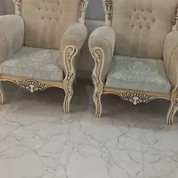 مبل ۷ نفره ، میز ناهارخوری، آیینه و شمعدون، بوفه|مبلمان خانگی و میز عسلی|گلستان (تهران), |دیوار