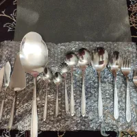 سرویس قاشق چنگال 12نفره استیل ژاپن|ظروف سرو و پذیرایی|قم, پردیسان|دیوار