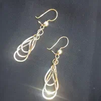 طلا زنجیر گوشواره