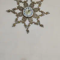 ساعت دیواری برنز میز گرامافون برنز