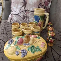 سرویس ظروف ژاپنی قدیمی کلکسیونی