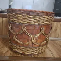 گلدان حصیری