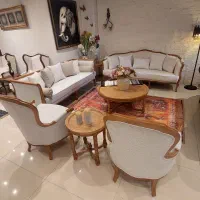 مبلمان استیل فرانسوی، چوب راش با ضمانت|مبلمان خانگی و میز عسلی|تهران, علم و صنعت|دیوار