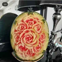 حکاکی و میوه ارایی